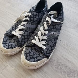 Coach Dark Blue Coach Sneakers size 9 1/2